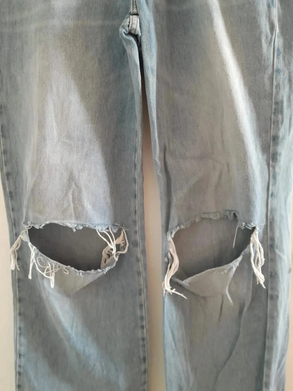 Scheurjeans, uitgesleten, Merk Stradivarius, maat 40 – photo 3